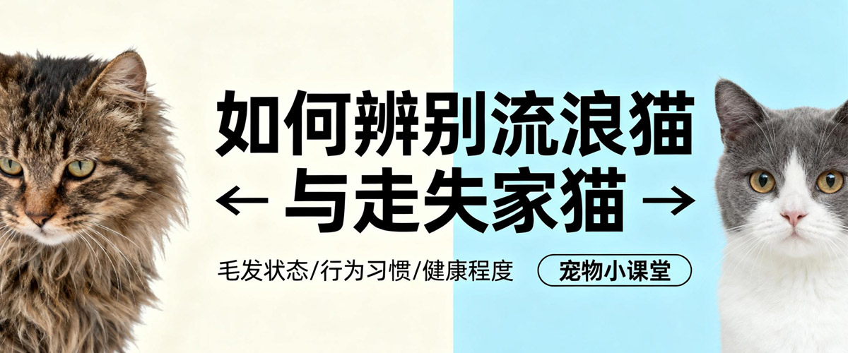 如何辨别流浪猫与走失家猫？判断方法
