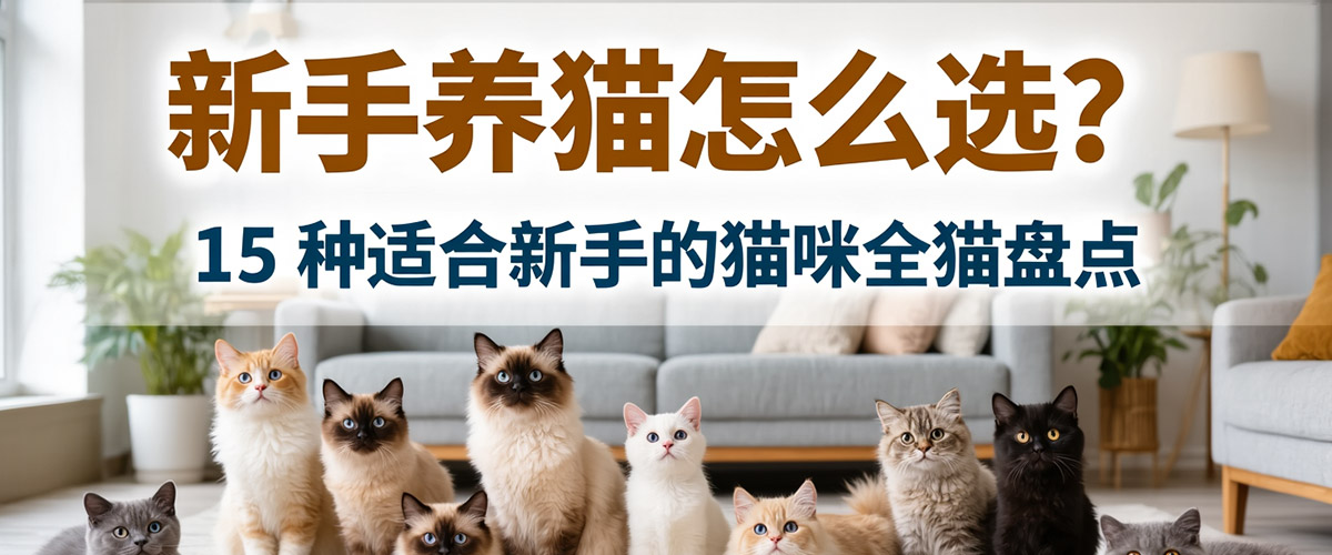新手养猫怎么选？15 种适合新手的猫咪全盘点